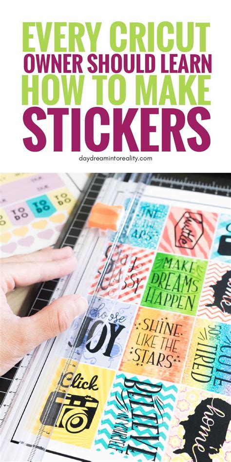 How to Make Stickers with your Cricut +Free Sticker Layout Templates ...