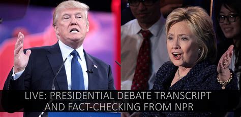 LIVE PRESIDENTIAL DEBATE FACT-CHECKING FROM NPR | WGCU News