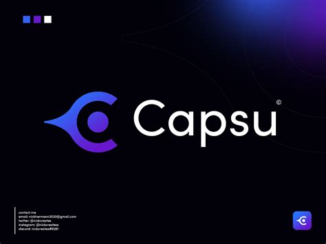 Capsu Logo Design by nickcreates 📧 Let's work together..! on Dribbble