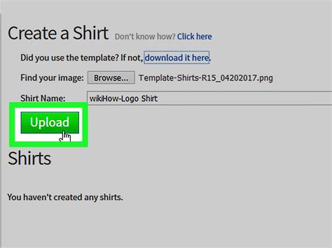 How to Create a Shirt in Roblox (with Pictures) - wikiHow