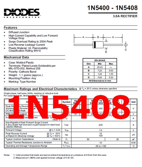 PDF 1N540 Components