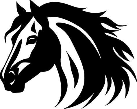 Horse - Black and White Isolated Icon - Vector illustration 28002628 ...