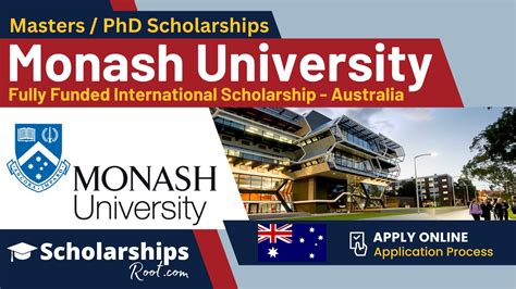 Monash University Scholarship, Australia 2022-2023