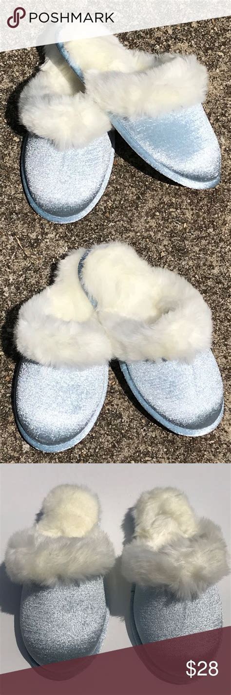 NEW Lands End Satin Fur lined Slippers | Slippers, Lined, Fur