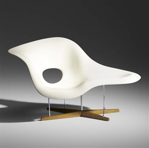 CHARLES AND RAY EAMES, La Chaise | Wright20.com Charles Eames, Eames Chaise, Grand Art, Auction ...