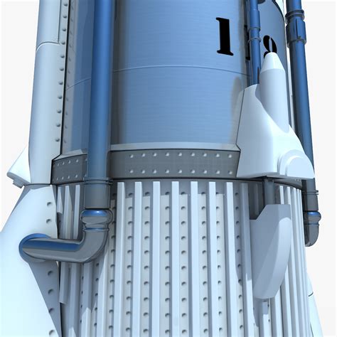 atlas rocket 3d model