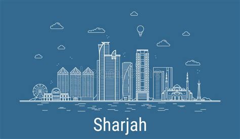 Sharjah City Skyline Stock Illustrations – 54 Sharjah City Skyline Stock Illustrations, Vectors ...