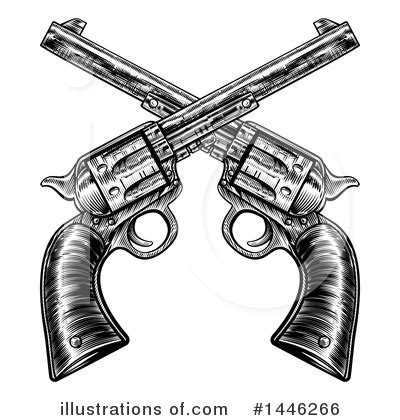 Gun Clipart #1786095 - Illustration by AtStockIllustration