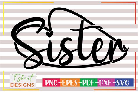 Sister Svg Graphic by DesignMaker · Creative Fabrica