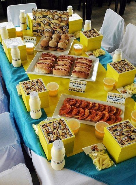 Despicable Me Minion Party | Minion party food, Minion party, Minion ...