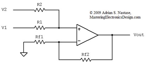 non-inverting-summing-amplifier-5 – Mastering Electronics Design