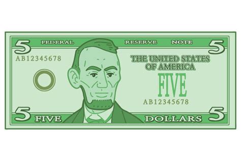 Five Dollar Bill Clipart