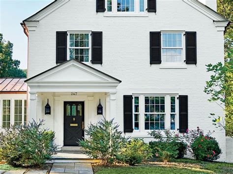 White House with Black Shutters