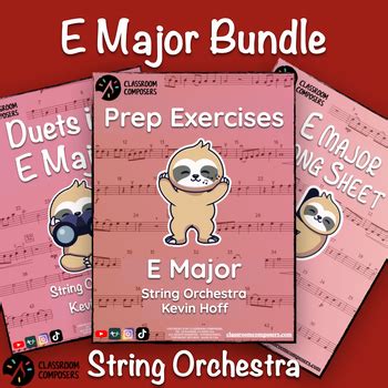 E Major Key Signature Skills Bundle | String Orchestra by Classroom ...