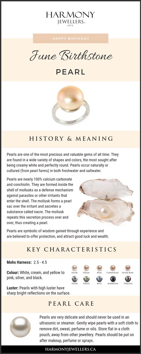 Pearls of Wisdom - June Birthstone in 2020 | June birth stone ...