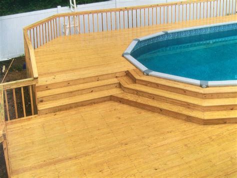 Above Ground Pool Deck - Picture 3182 | Decks.com