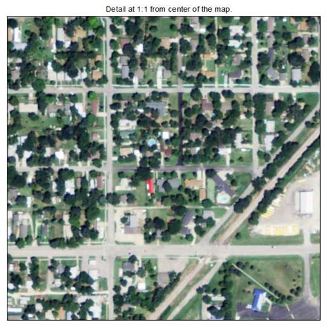 Aerial Photography Map of Towanda, KS Kansas