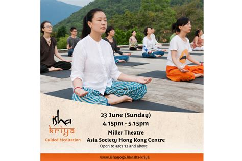 Isha Kriya Guided Meditation with Yatish Aron of Isha Foundation | Asia ...