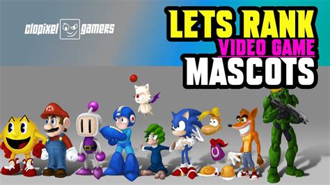 Video Game Mascots! | Lets Rank Them | Mario, Sonic, Opa Opa, Pacman ...