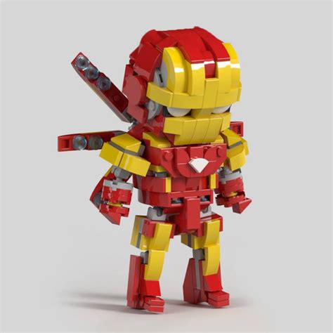 Lego® Custom Instructions Ironman Mark85