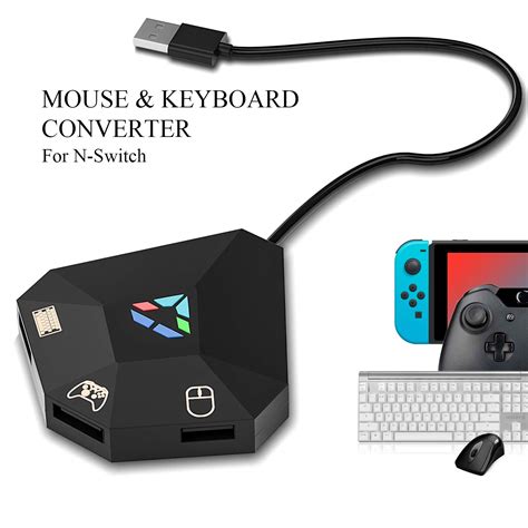 Keyboard and Mouse Adapter for Nintendo Switch, Keyboard and Mouse Adapter for PS4, Xbox One ...