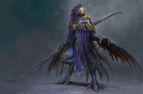 ArtStation - Bird Warrior Design, Russell Dongjun Lu | Concept art world, Character art ...