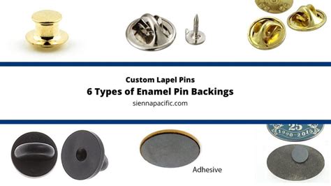 6 Types of Enamel Pin Backings ⋆ Sienna Pacific