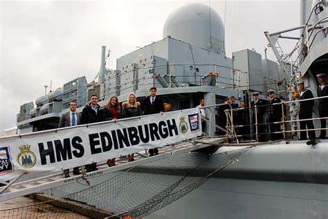 Royal Navy ship HMS Edinburgh stops in New York on final return voyage to UK - News articles ...