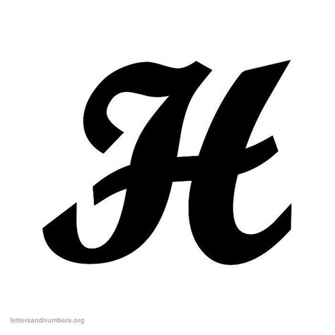 Cursive Letter H | Alphabet art print, Cursive letters, Lettering alphabet fonts