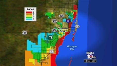 Miami Dade Evacuation Zones Map | Time Zones Map World