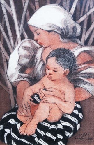 Jose Joya Mother And Child Paintings