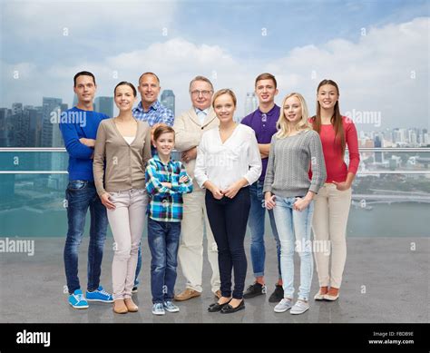 group of smiling people Stock Photo - Alamy