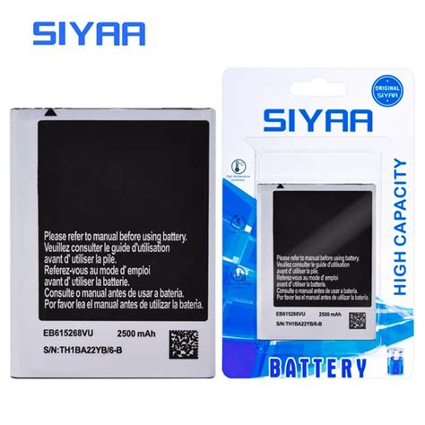 Aliexpress.com : Buy Original SIYAA Battery EB615268VU For Samsung ...