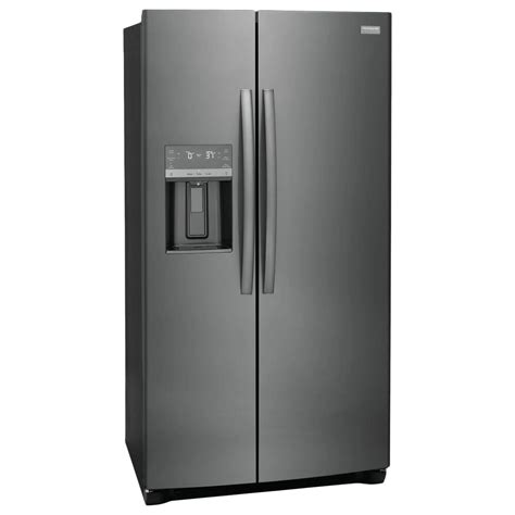 Whirlpool Side-by-Side Refrigerator With Water And Ice Dispenser Black ...