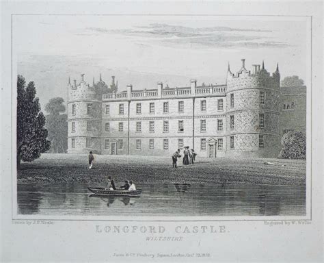 Antique Prints of Longford Castle House