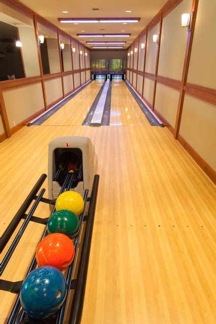 Bowling Alley Installation - Modern - Basement - Seattle - by Concept Builders, Inc.