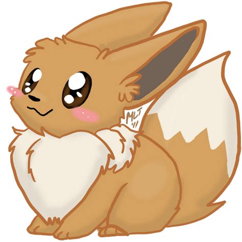 Chibi Eevee :v2: by AppleDew on DeviantArt