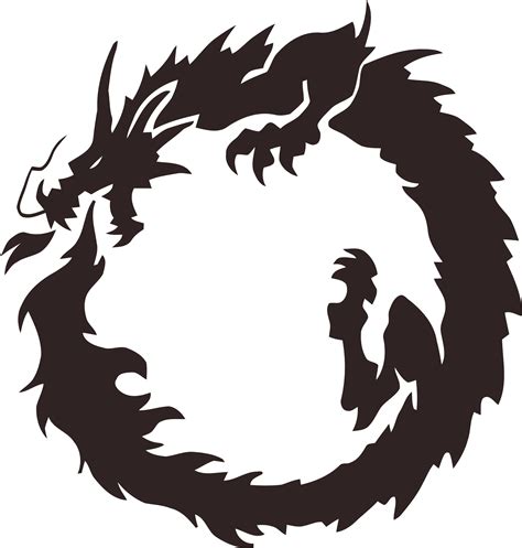 Ouroboros Chinese dragon Japanese dragon - bearded dragon png download ...