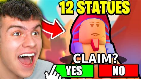 How To FIND ALL 12 STATUE LOCATIONS To UNLOCK THE DESERT EGG In Roblox ...