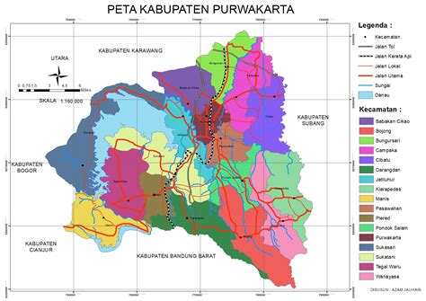 PETA KABUPATEN PURWAKARTA