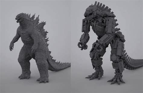 The Godzilla-Mechagodzilla size comparison : r/Monsterverse