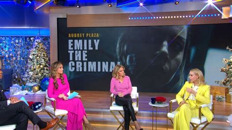 Aubrey Plaza dishes on 'Emily the Criminal' | GMA