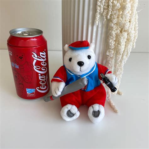 Coca Cola Plush Bear in Coke Can Baseball - Etsy