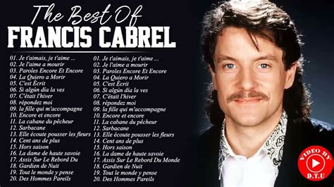 Francis Cabrel Album Complet 2021 ♫ Francis Cabrel Ses Plus Belles ...