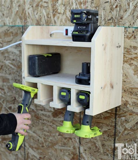 Drill storage and charging station – Artofit