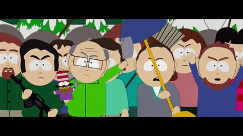 Angry Crowd GIF by South Park - Find & Share on GIPHY