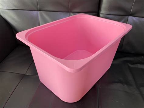IKEA TROFAST Storage Box Pink, Furniture & Home Living, Home Improvement & Organisation, Storage ...