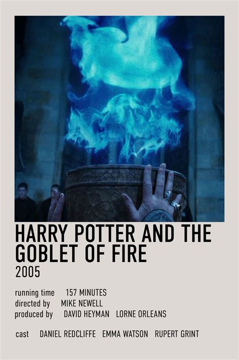 Magical Poster of Harry Potter and the Goblet of Fire