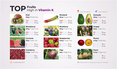 Vitamin K Foods And Fruits