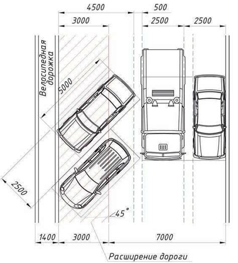 an overhead view of two cars and the measurements for each car, from ...